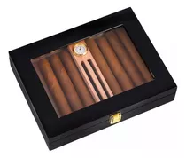 Humidor Con Tapa Cristal