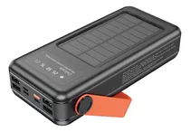 Power Bank Panel Solar 30000mha + Linterna Hoco Premium 