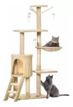 Rascador Torre Para Gatos De 5 Piso Interactivo - Condominio