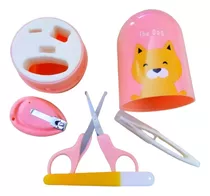 Kit De Manicure Para Bebé 4 Piezas (rosado)