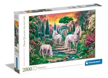 Rompecabezas Jardin De Los Unicornios Clementoni 2000 Piezas