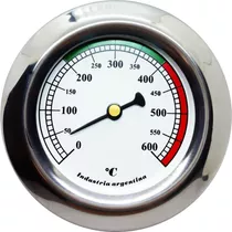 Termometro Horno Leña Barro De Puerta A 600 ºc Pirometro