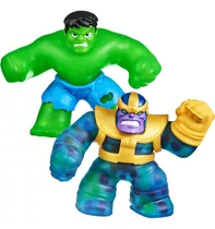 Heroes Of Goo Jit Zu Hulk Vs Thanos Elásticos Originales