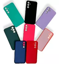 Capa Silicone Aveludada Samsung A15 Lançamento 2023 Azul