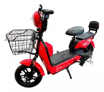 Bicimoto Eléctrica 350 W, Doble Asiento, Luces Led, Alarma