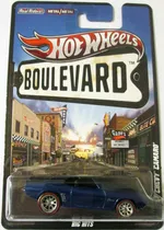 Hot Wheels Boulevard 69 Camaro Ruedas/goma Mide 7 Cm E/1:64 