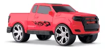 Caminhonete De Brinquedo Pick Up 4x4 Com Rodas Cromadas