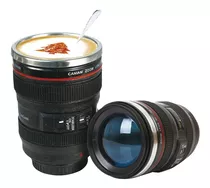 Taza Lente Camara Fotográfico Mug Con Pico Acero En Oferta