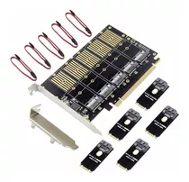 Adaptador 5 Puertos Sata A Pcie Chipset Jmb585 Q0