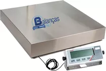 Balança Eletrônica 500kg X 100g Plataform Inox 70x70 Inmetro