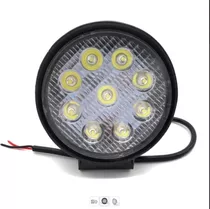 Luces Led 27w Para Neblineros, Auto Y Camión 4x4, Redondas