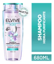  Shampoo Elvive Hialurónico Pure 680 Ml