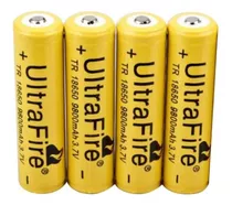 Batería De Litio Recargable 18650 Ultrafire 3.7v 9800mah X4u