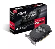 Placa De Vídeo Amd Asus  Phoenix Radeon Rx 500 Series Rx 550 Ph-rx550-4g-m7 4gb