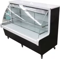 Vitrina Pastelera Refrigerada Curva 1.5 Mt Automática Acero 