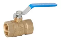 Llave De Paso Bola Valvula Bronce 1 Pulgada Agua Gas Calidad