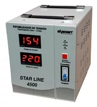 Estabilizador De Tensión Energit Star Line 4500 4500va Entrada Y Salida De 220v Blanco