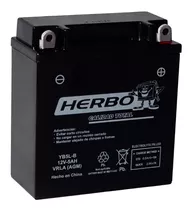 Bateria Motos Herbo Yb5l-b Agm Zanella Zb 110 Cc 2005/2018..