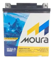Bateria Yamaha Mt03 2016 A 2021 Moura Ma6-d Envio Imediato