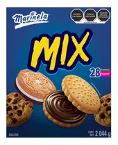 Mix 28pack Galletas Marinela Principe Plativolos Triki 2.1kg