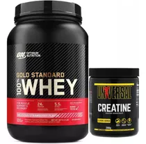 Whey Gold Standard 900gr + Creatina Univeral 200gr Importada