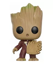 Funko Pop Boneco Baby Groot Guardiões Da Galáxia Marvel #208