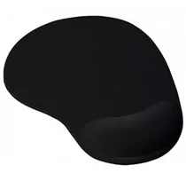 Mouse Pad Gel Apoya Muñeca 23,5 X 21cm Resistente Netmak Nm-pgel Color Negro