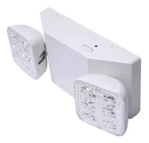 Lámpara De Emergencia Sfire Sf-700w Led Con Batería Recargable 127v/277v Blanca