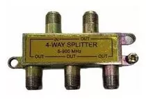 Splitter Cable Coaxial 1x4 Inter Movistar 5-900mhz (2und)