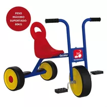 Brinquedo Triciclo Pedal Infantil Pega Carona Bandeirante
