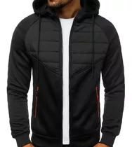 Sudadera Hombre Con Capucha Deportiva Con Cierre Hoodie