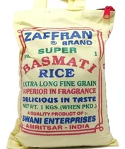 Arroz Basmati X 1 Kg.