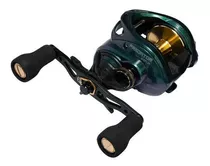 Reel Spinit Predator 7 Rulemanes 16 Kilos De Drag Color Verde Lado De La Manija Izquierdo