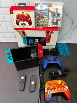 Nintendo Switch Combo Control Y Juegos