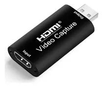 Placa De Captura Vídeo Áudio Hdmi Usb Full Hd Streaming Live