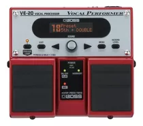 Pedal De Efecto Boss Vocal Effects Performer Ve-20  Rojo