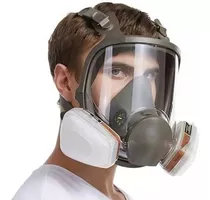 Mascara Gas Full Face 6800 + Respiración Antigas Filtros