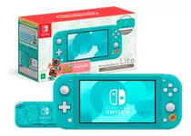 Console Nintendo Switch Lite Turquesa 32gb Edição Limitada Animal Crossing: New Horizons