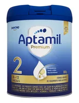 8 Latas Aptamil Premium 2-fórmula Infantil Em Pó Danone 800g