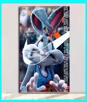 Cuadro Decorativo Nike 29x50 Cm Bugs Bunny Nike Just Do It 