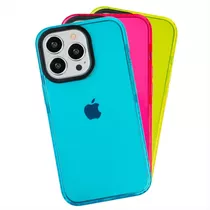 Funda Para iPhone Antigolpes Uso Rudo Colors Borde Reforzado