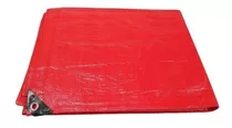 Lona Plastica Encerado Rojo 14x18ft (4.27x5.49mts) Covo