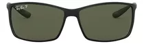 Lentes De Sol Ray - Ban Polarizados Lente Verde Para Hombre Color 601s9a Color De La Varilla Negro Color Del Armazón Negro Diseño Polarizado