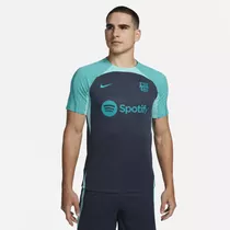 Remera Para Hombre Fc Barcelona Strike Alternativo Azul