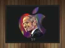 Quadro Decorativo Steve Jobs Informática Computador Aplle