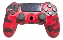 Control Ps4 Mando Playstation 4 Inalambrico Camuflaje Rojo