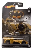 Batmobile Batman Gold Hot Wheels Carrito Especial Dc 4087