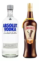 Vodka Absolut 1l + Amarula 750ml Importada Original Oferta