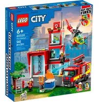 Lego City - Quartel Dos Bombeiros - 540 Peças - Lego