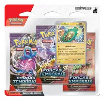 Blister Triplo Pokémon Forças Temporais Ev5 Bellibolt Copag Idioma Português Pokémon Tcg